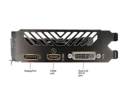 GIGABYTE GeForce GTX 1050 Ti DirectX 12 GV-N105TD5-4GD 4GB 128-Bit GDDR5 PCI Express 3.0 x16 Video Cards