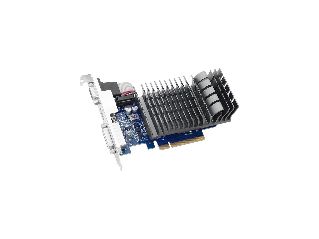ASUS GeForce GT 710 DirectX 12 710-2-SL-CSM 2GB 64-Bit DDR3 PCI Express 2.0 x8 HDCP Ready Video Card