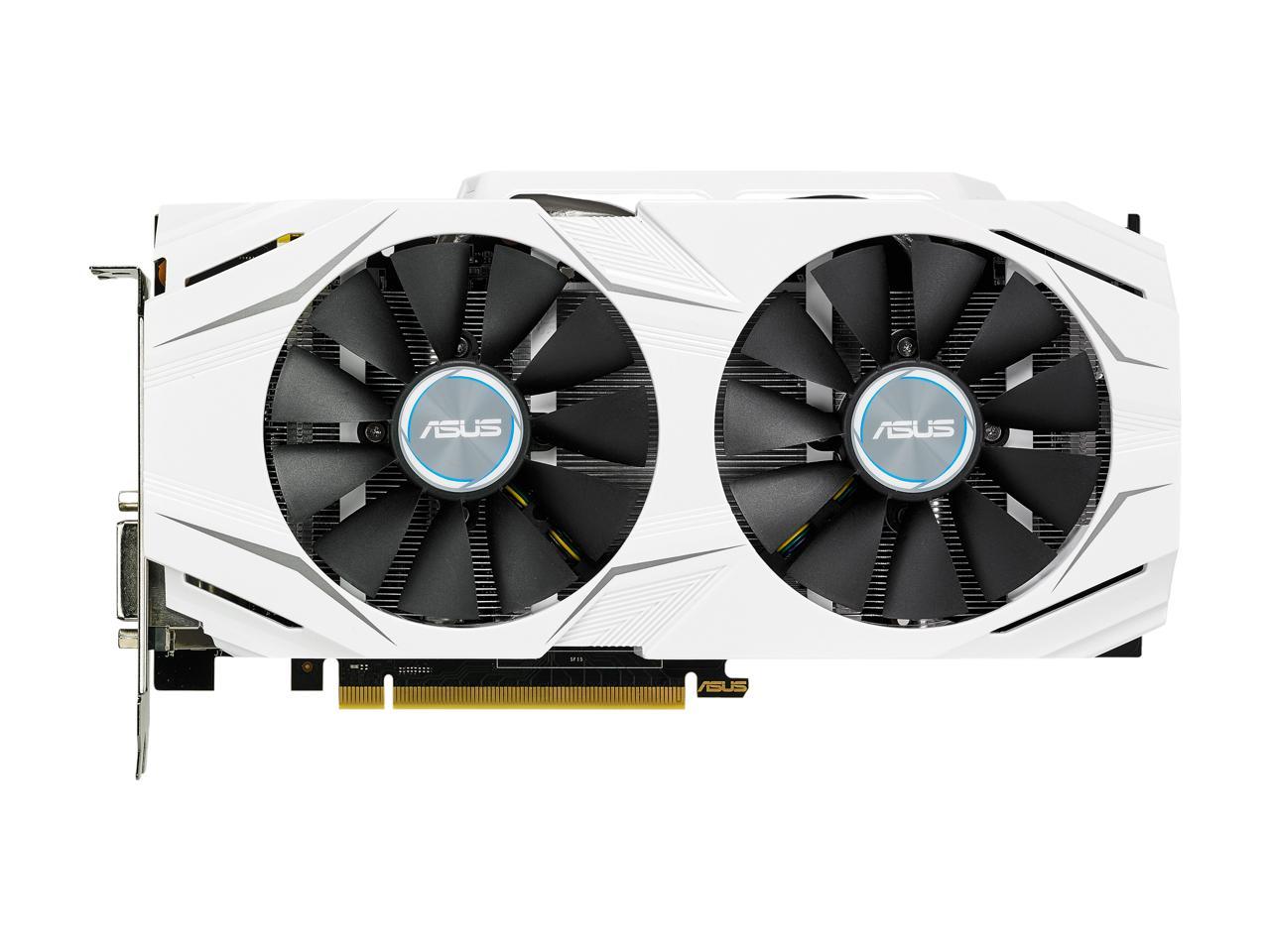 ASUS GeForce GTX 1060 DUAL-GTX1060-O6G 6GB 192-Bit GDDR5 PCI Express 3.0 HDCP Ready Video Card