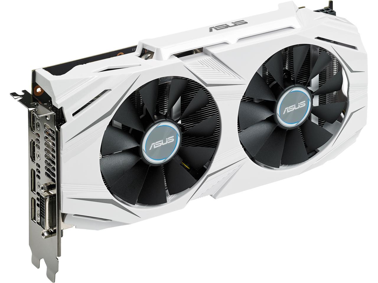 ASUS GeForce GTX 1060 DUAL-GTX1060-O6G 6GB 192-Bit GDDR5 PCI Express 3.0 HDCP Ready Video Card