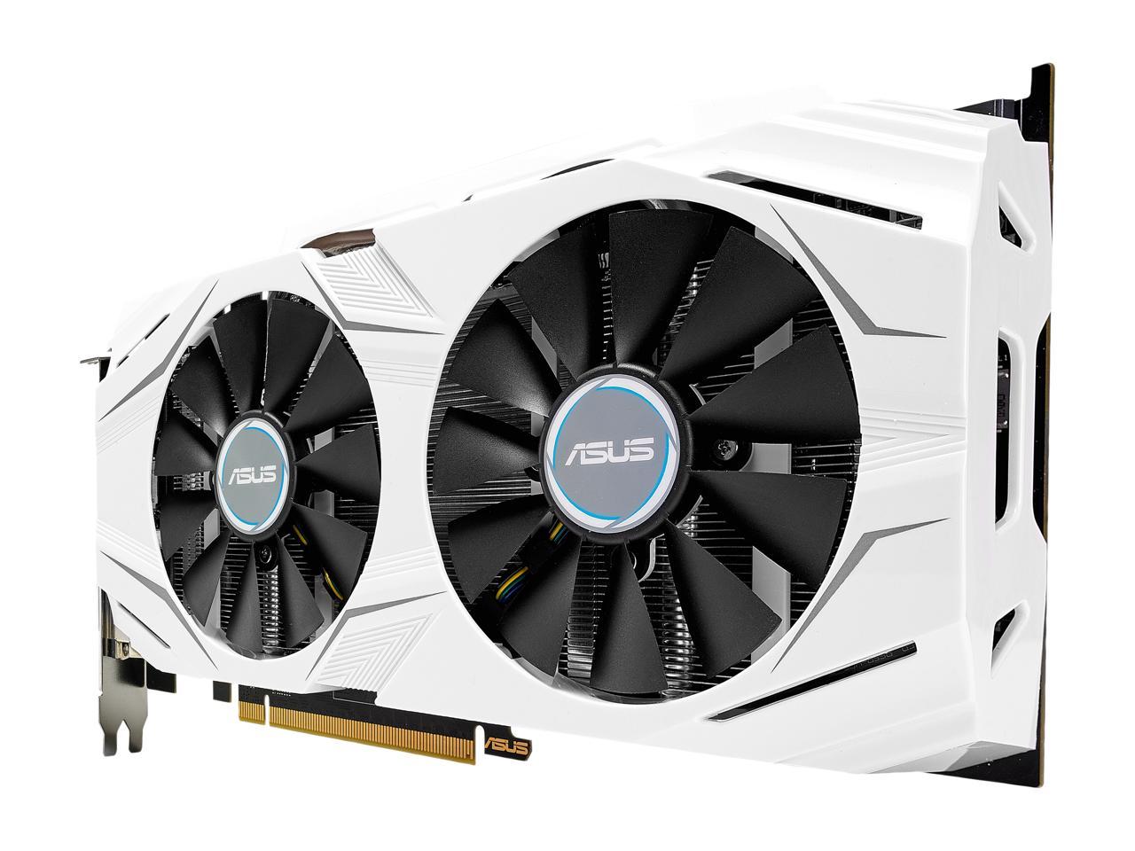 ASUS GeForce GTX 1060 DUAL-GTX1060-O6G 6GB 192-Bit GDDR5 PCI Express 3.0 HDCP Ready Video Card