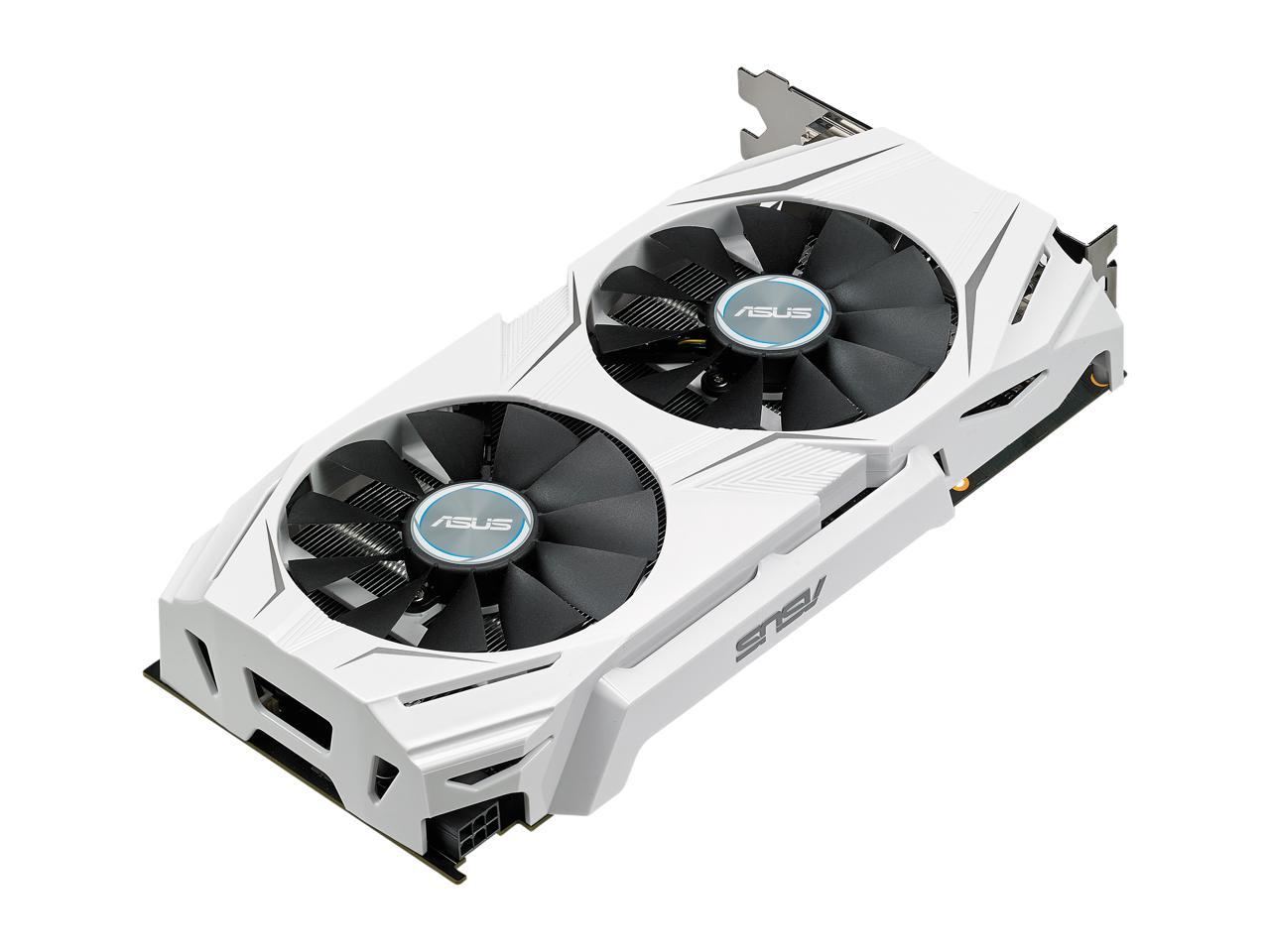 ASUS GeForce GTX 1060 DUAL-GTX1060-O6G 6GB 192-Bit GDDR5 PCI Express 3.0 HDCP Ready Video Card
