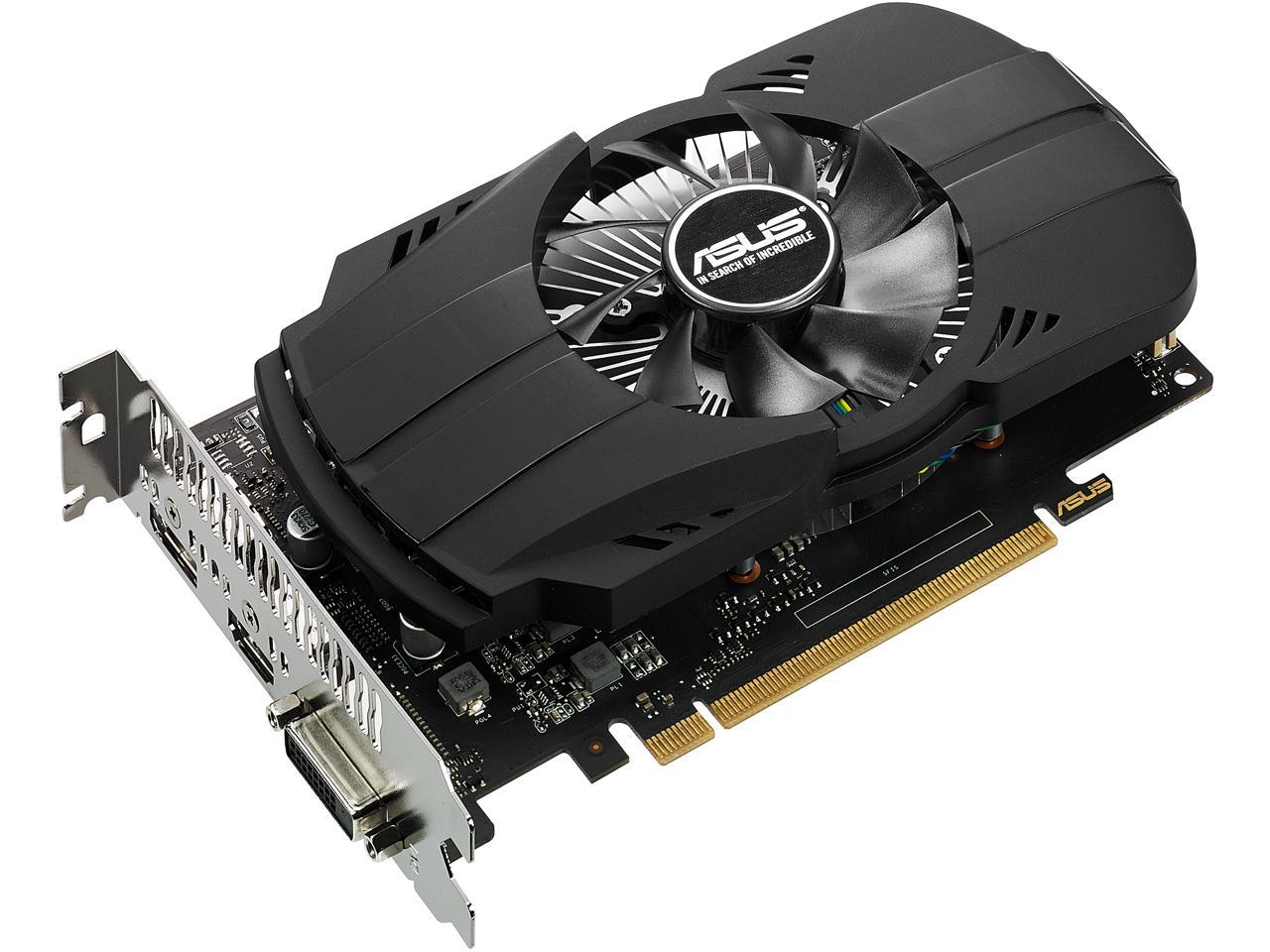 ASUS GeForce GTX 1050 Ti 4GB PHOENIX Fan Edition DVI-D HDMI DP 1.4 Gaming Graphics Card (PH-GTX1050Ti-4G)