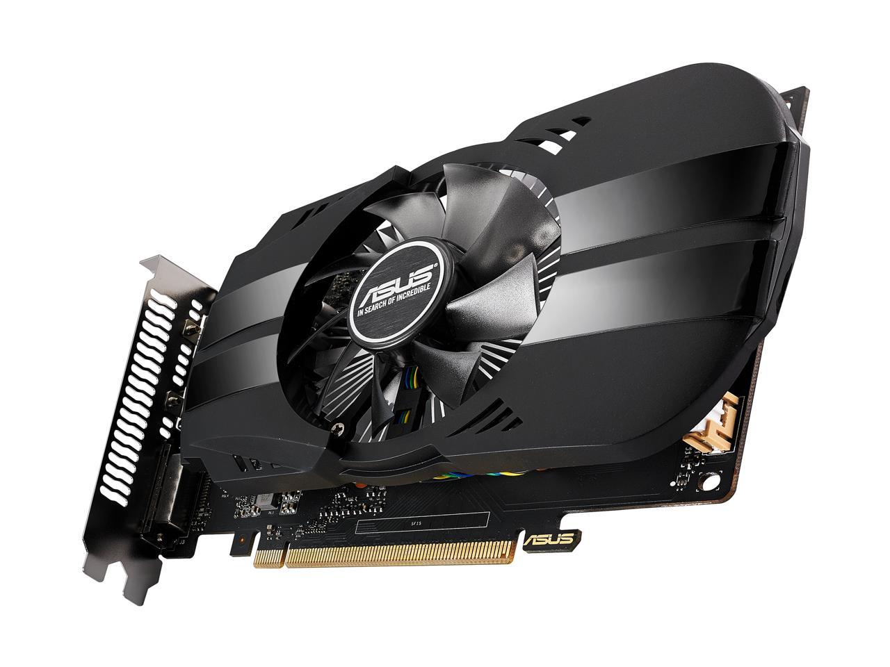 ASUS GeForce GTX 1050 Ti 4GB PHOENIX Fan Edition DVI-D HDMI DP 1.4 Gaming Graphics Card (PH-GTX1050Ti-4G)