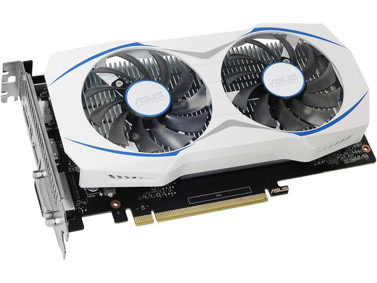 ASUS GeForce GTX 1050 Ti DirectX 12 DUAL-GTX1050TI-O4G 4GB 128-Bit GDDR5 PCI Express 3.0 HDCP Ready Video Card