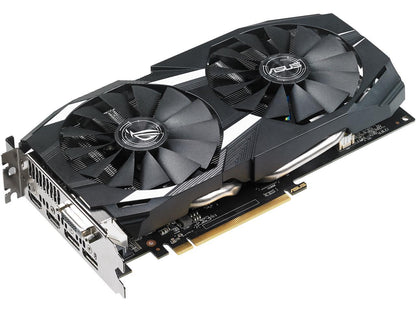 ASUS Radeon RX 580 O4G Dual-fan OC Edition GDDR5 DP HDMI DVI VR Ready AMD Graphics Card (DUAL-RX580-O4G)