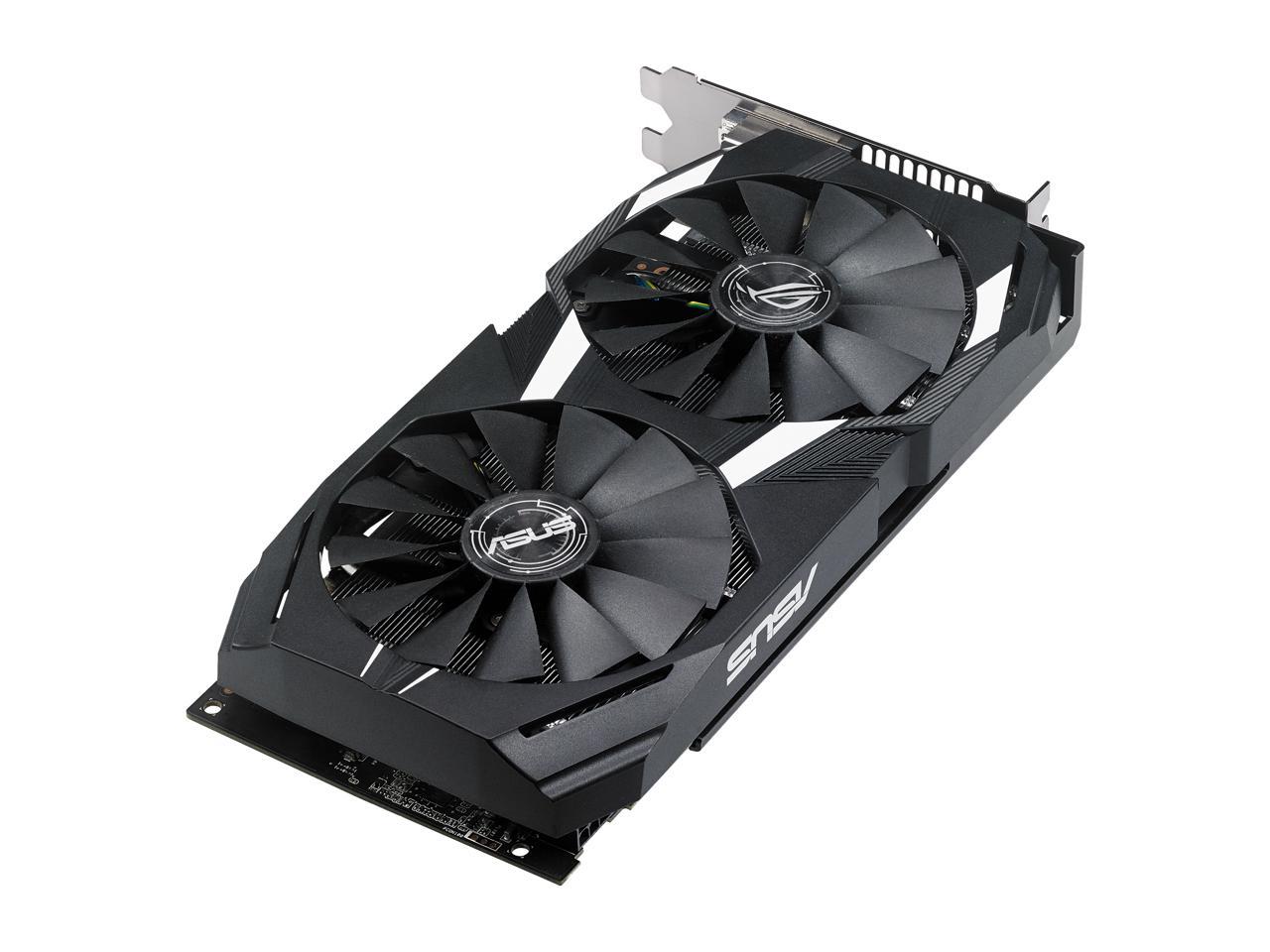 ASUS Radeon RX 580 O4G Dual-fan OC Edition GDDR5 DP HDMI DVI VR Ready AMD Graphics Card (DUAL-RX580-O4G)