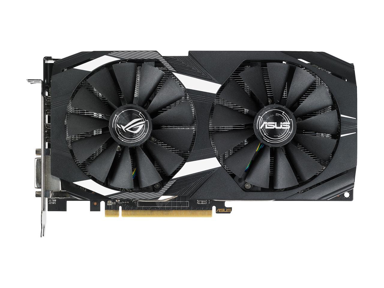 ASUS Radeon RX 580 O4G Dual-fan OC Edition GDDR5 DP HDMI DVI VR Ready AMD Graphics Card (DUAL-RX580-O4G)