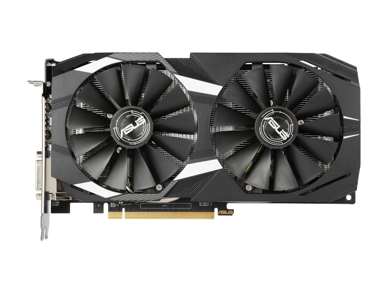 ASUS Radeon RX 580 DirectX 12 DUAL-RX580-O8G 8GB 256-Bit GDDR5 HDCP Ready CrossFireX Support Video Card