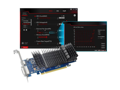 ASUS GeForce GT 1030 2GB GDDR5 HDMI DVI Graphics Card (GT1030-2G-CSM)