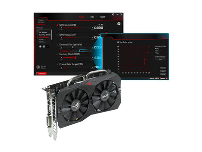 ASUS ROG Strix Radeon RX 560 O4GB Gaming OC Edition GDDR5 DP HDMI DVI AMD Graphics Card (ROG-STRIX-RX560-O4G-GAMING)