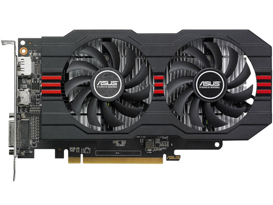 ASUS Radeon RX 560 2GB OC Edition GDDR5 DP HDMI DVI AMD Graphics Card (RX560-O2G)