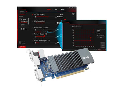 ASUS GeForce GT 710 2GB GDDR5 HDMI VGA DVI Graphics Card (GT710-SL-2GD5-CSM)