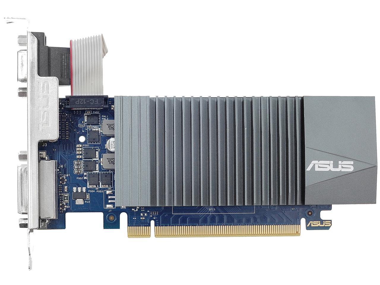 ASUS GeForce GT 710 1GB GDDR5 HDMI VGA DVI Graphics Card (GT710-SL-1GD5-BRK)