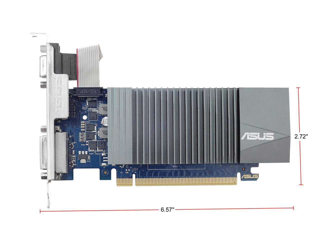 ASUS GeForce GT 710 1GB GDDR5 HDMI VGA DVI Graphics Card (GT710-SL-1GD5-BRK)