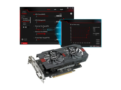 ASUS Radeon RX 560 4GB EVO OC Edition GDDR5 DP HDMI DVI AMD Graphics Card (RX560-O4G-EVO)