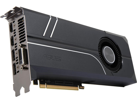 ASUS Turbo GeForce GTX 1070 Ti TURBO-GTX1070TI-8G 8GB 256-Bit GDDR5 PCI Express 3.0 HDCP Ready SLI Support Video Card