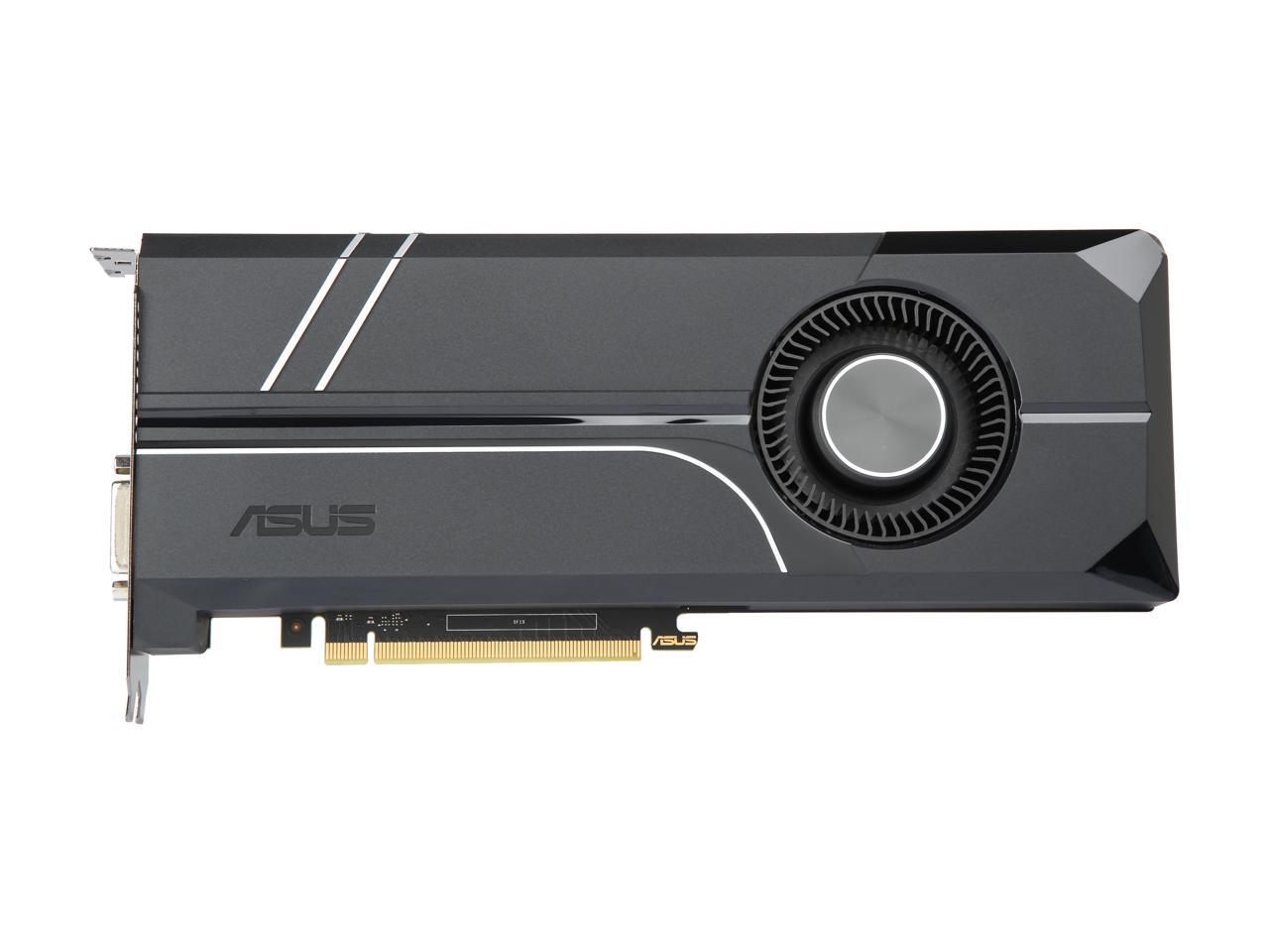 ASUS Turbo GeForce GTX 1070 Ti TURBO-GTX1070TI-8G 8GB 256-Bit GDDR5 PCI Express 3.0 HDCP Ready SLI Support Video Card