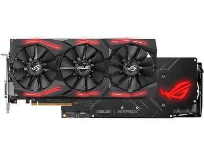 ASUS ROG Radeon RX Vega 64 STRIX-RXVEGA64-O8G-GAMING 8GB 2048-Bit HBM2 PCI Express 3.0 HDCP Ready Video Card