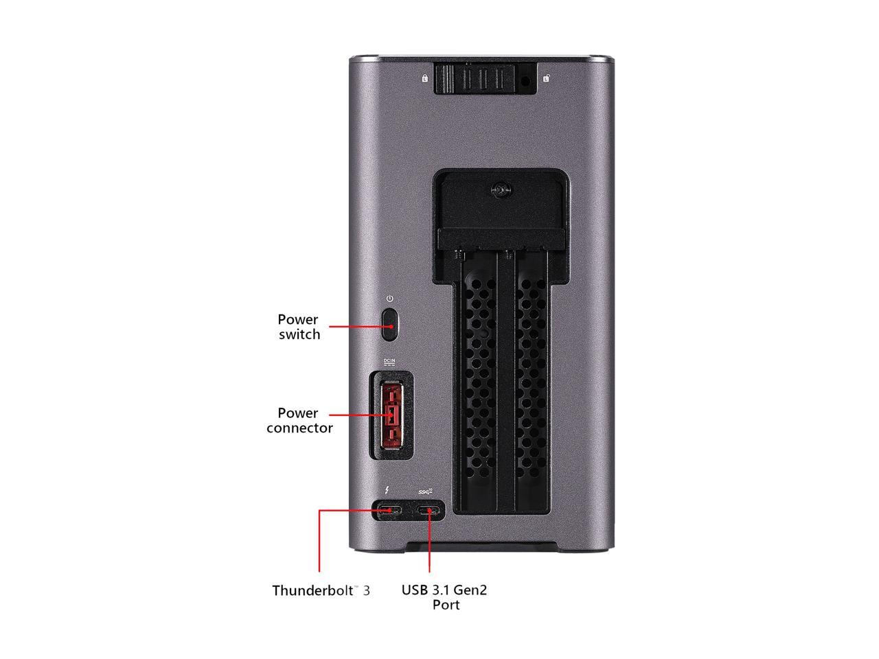 ASUS XG Station Pro Thunderbolt 3 eGPU Dock Model XG-STATION-PRO