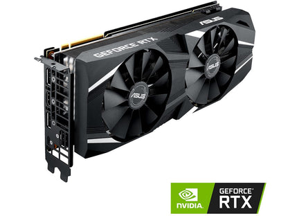 ASUS Dual GeForce RTX 2080 Ti DirectX 12 DUAL-RTX2080TI-O11G 11GB 352-Bit GDDR6 PCI Express 3.0 HDCP Ready SLI Support Video Card