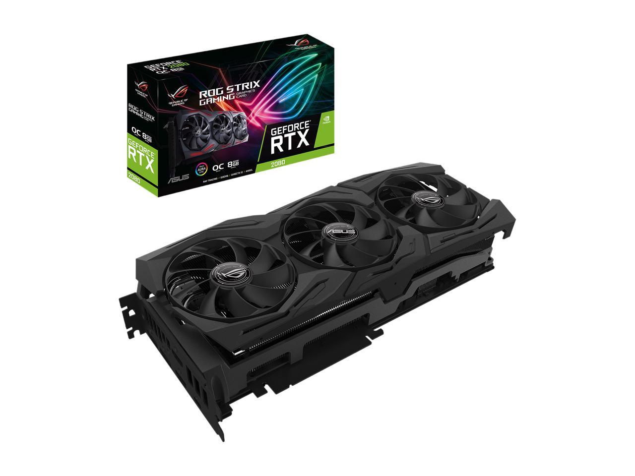ASUS ROG STRIX GeForce RTX 2080 Overclocked 8G GDDR6 HDMI DP 1.4 USB Type-C Graphics CardÂ (ROG-STRIX-RTX2080-O8G-GAMING)