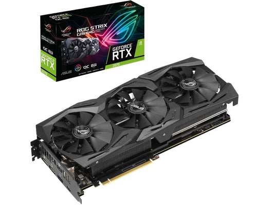 ASUS ROG Strix GeForce RTX 2070 DirectX 12 ROG-STRIX-RTX2070-O8G-GAMING 8GB 256-Bit GDDR6 PCI Express 3.0 HDCP Ready Video Card