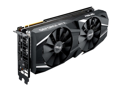 ASUS Dual GeForce RTX 2080 Ti DirectX 12 DUAL-RTX2080TI-11G 11GB 352-Bit GDDR6 PCI Express 3.0 HDCP Ready SLI Support Video Card