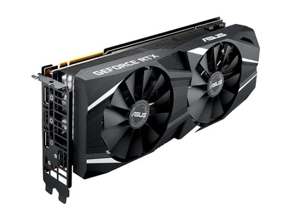 ASUS GeForce RTX 2080 Advanced Overclocked 8G GDDR6 Dual-Fan Edition VR Ready HDMI DP USB Type-C Graphics Card (DUAL-RTX2080-A8G)