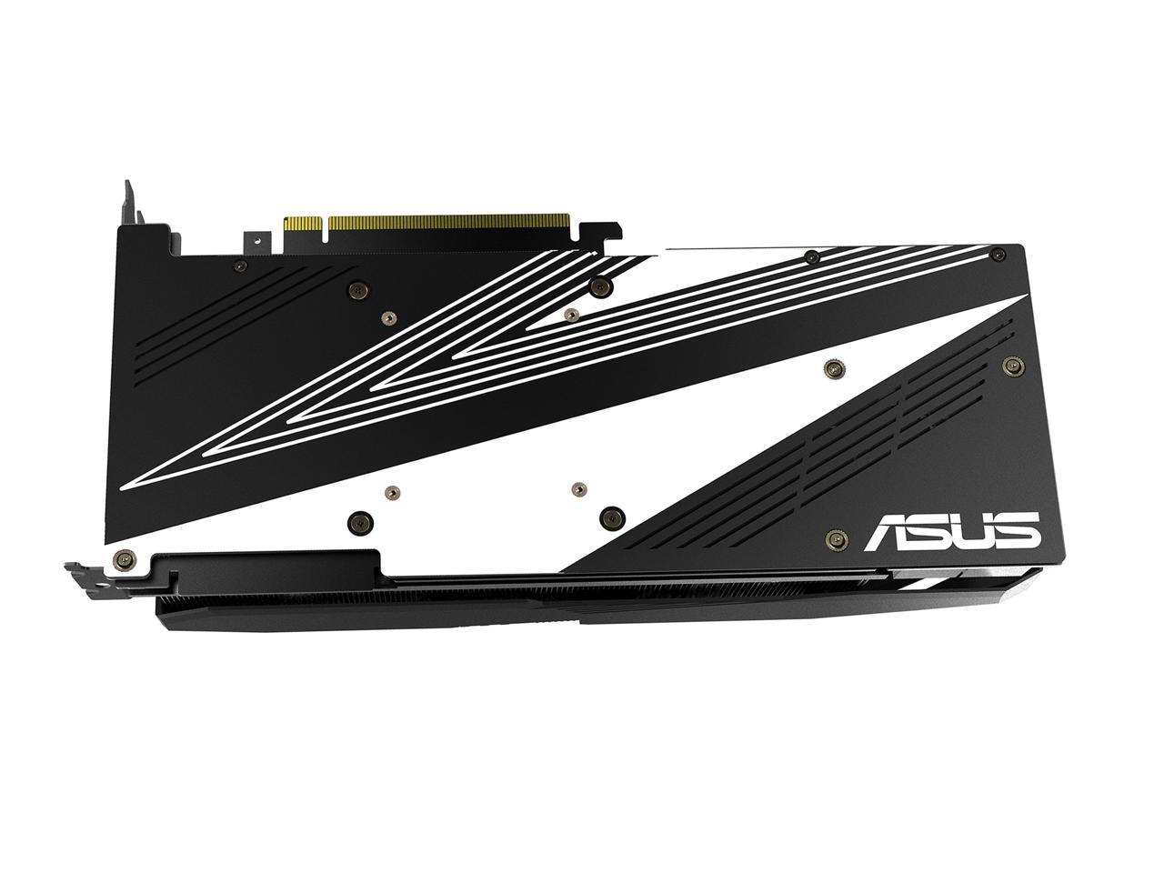 ASUS GeForce RTX 2080 Advanced Overclocked 8G GDDR6 Dual-Fan Edition VR Ready HDMI DP USB Type-C Graphics Card (DUAL-RTX2080-A8G)