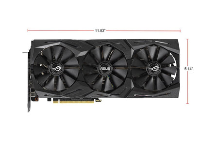 ASUS ROG Strix GeForce RTX 2070 DirectX 12 ROG-STRIX-RTX2070-8G-GAMING 8GB 256-Bit GDDR6 PCI Express 3.0 HDCP Ready Video Card