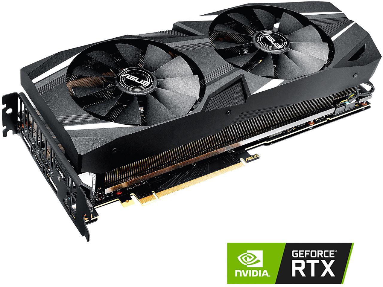 ASUS Dual GeForce RTX 2070 DirectX 12 DUAL-RTX2070-A8G 8GB 256-Bit GDDR6 PCI Express 3.0 HDCP Ready Video Card