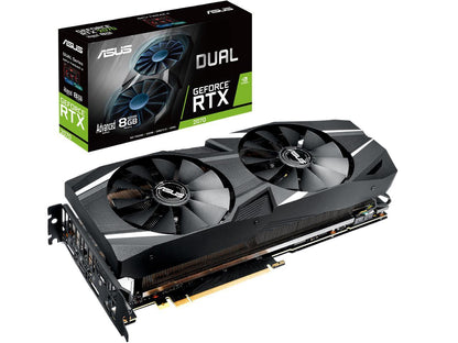 ASUS Dual GeForce RTX 2070 DirectX 12 DUAL-RTX2070-A8G 8GB 256-Bit GDDR6 PCI Express 3.0 HDCP Ready Video Card
