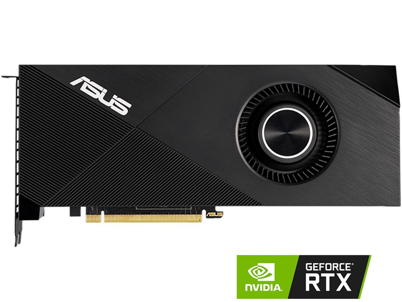 ASUS Turbo GeForce RTX 2060 DirectX 12 TURBO-RTX2060-6G 6GB 192-Bit GDDR6 PCI Express 3.0 HDCP Ready Video Card