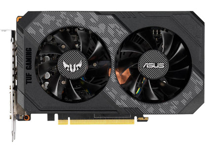 ASUS TUF Gaming GeForce GTX 1660 Overclocked 6GB Dual-fan Edition HDMI DP DVI Gaming Graphics Card (TUF-GTX1660-O6G-GAMING)
