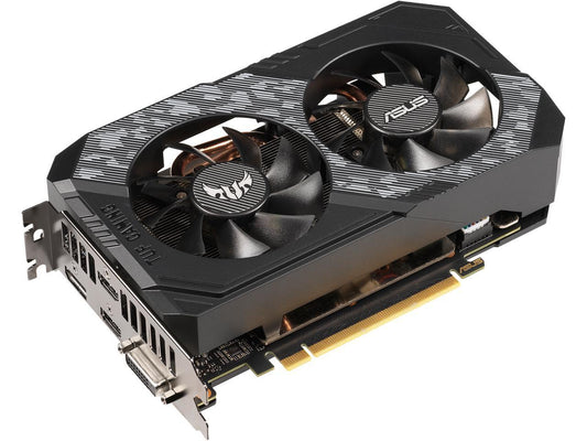 ASUS TUF Gaming GeForce RTX 2060 OC Edition 6GB GDDR6 VR Ready HDMI 2.0b DP 1.4 Auto Extreme Graphics Card (TUF-RTX2060-O6G-GAMING)
