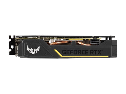ASUS TUF Gaming GeForce RTX 2060 OC Edition 6GB GDDR6 VR Ready HDMI 2.0b DP 1.4 Auto Extreme Graphics Card (TUF-RTX2060-O6G-GAMING)