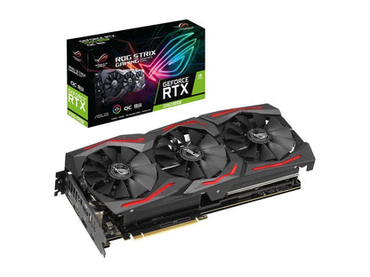 ASUS ROG STRIX GeForce RTX 2060 SUPER ROG-STRIX-RTX2060S-O8G-GAMING 8GB 256-Bit GDDR6 PCI Express 3.0 HDCP Ready Video Card