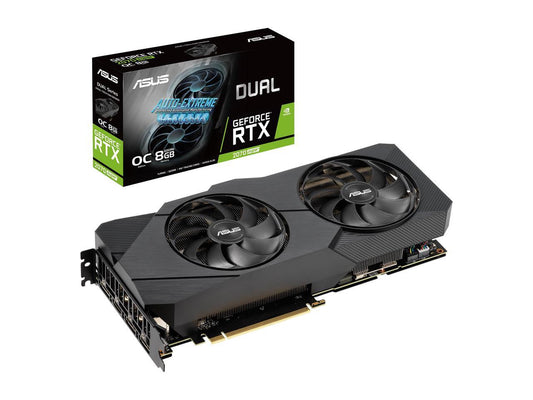 ASUS GeForce RTX 2070 Super Overclocked 8G EVO GDDR6 Dual-Fan Edition HDMI DisplayPort Gaming Graphics Card (DUAL-RTX2070S-O8G-EVO)
