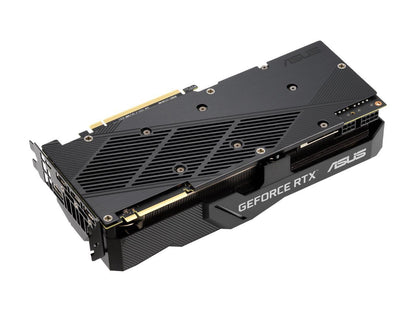 ASUS Dual GeForce RTX 2080 DirectX 12 DUAL-RTX2080-O8G-EVO 8GB 256-Bit GDDR6 PCI Express 3.0 HDCP Ready SLI Support Video Card