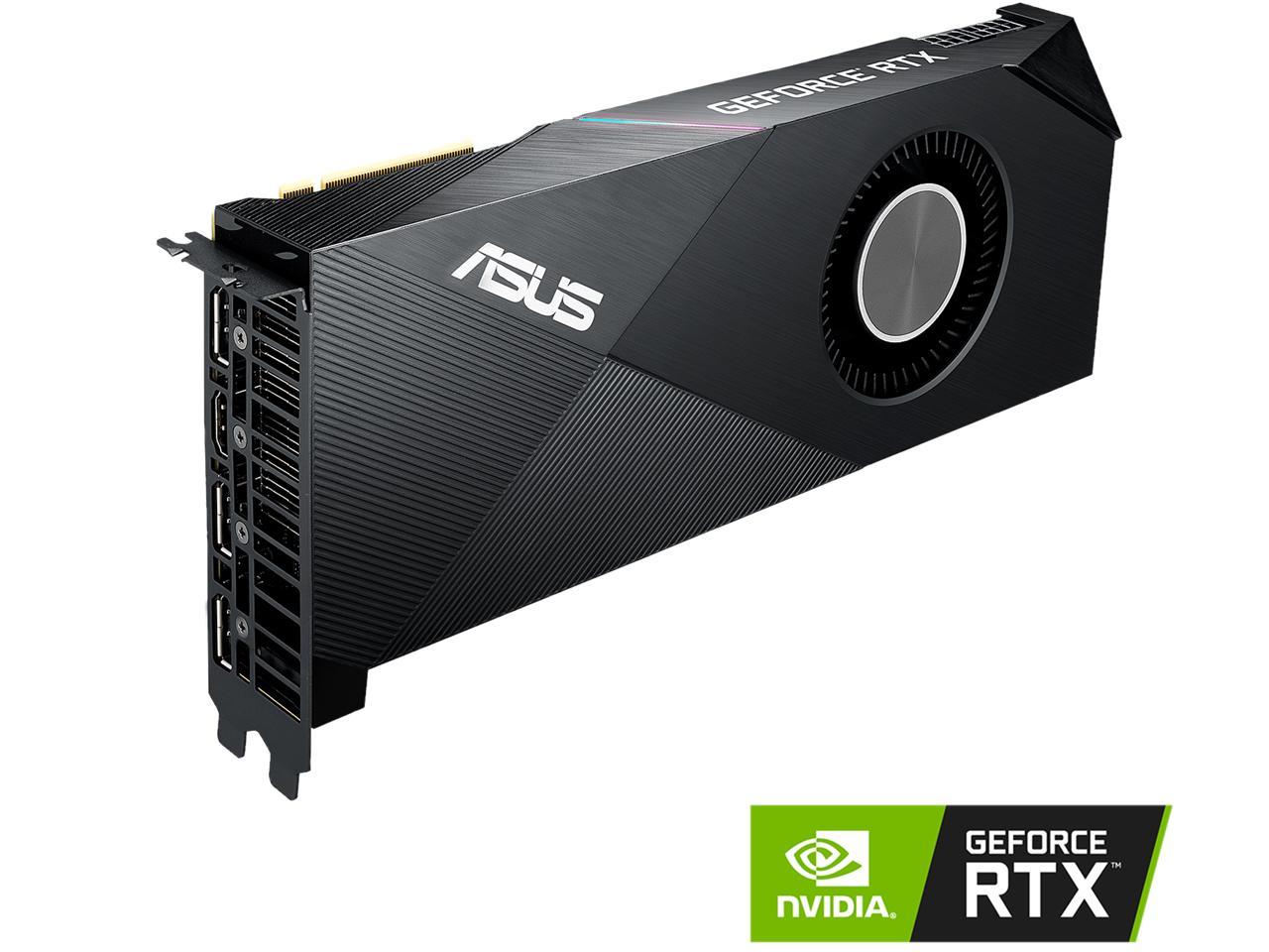 ASUS Turbo GeForce RTX 2070 SUPER TURBO-RTX2070S-8G-EVO 8GB 256-Bit GDDR6 PCI Express 3.0 HDCP Ready SLI Support Video Card