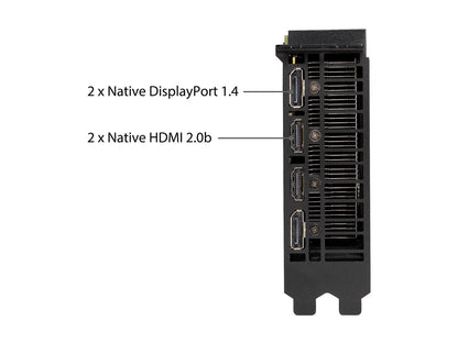 ASUS Turbo GeForce RTX 2060 SUPER TURBO-RTX2060S-8G-EVO 8GB 256-Bit GDDR6 PCI Express 3.0 HDCP Ready Video Card