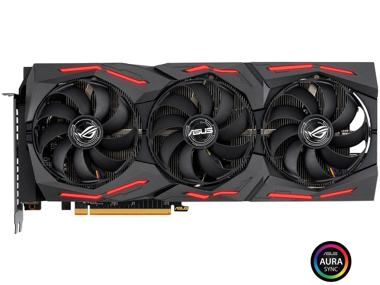 ASUS ROG STRIX AMD Radeon RX 5700 XT Overclocked 8G GDDR6 HDMI DisplayPort Gaming Graphics Card (ROG-STRIX-RX5700XT-O8G-GAMING)