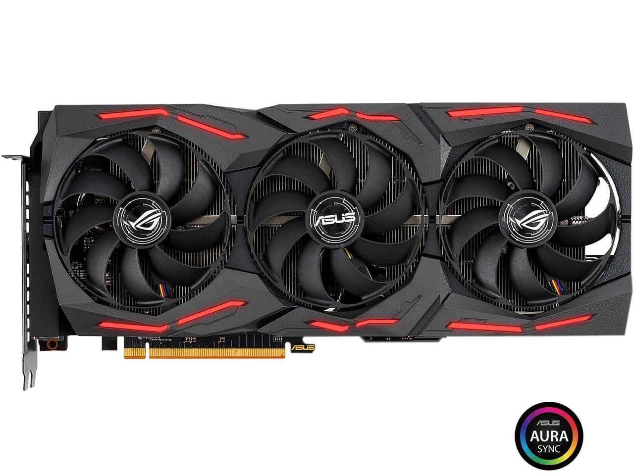 ASUS ROG STRIX AMD Radeon RX 5700 Overclocked 8G GDDR6 HDMI DisplayPort Gaming Graphics Card (ROG-STRIX-RX5700-O8G-GAMING)