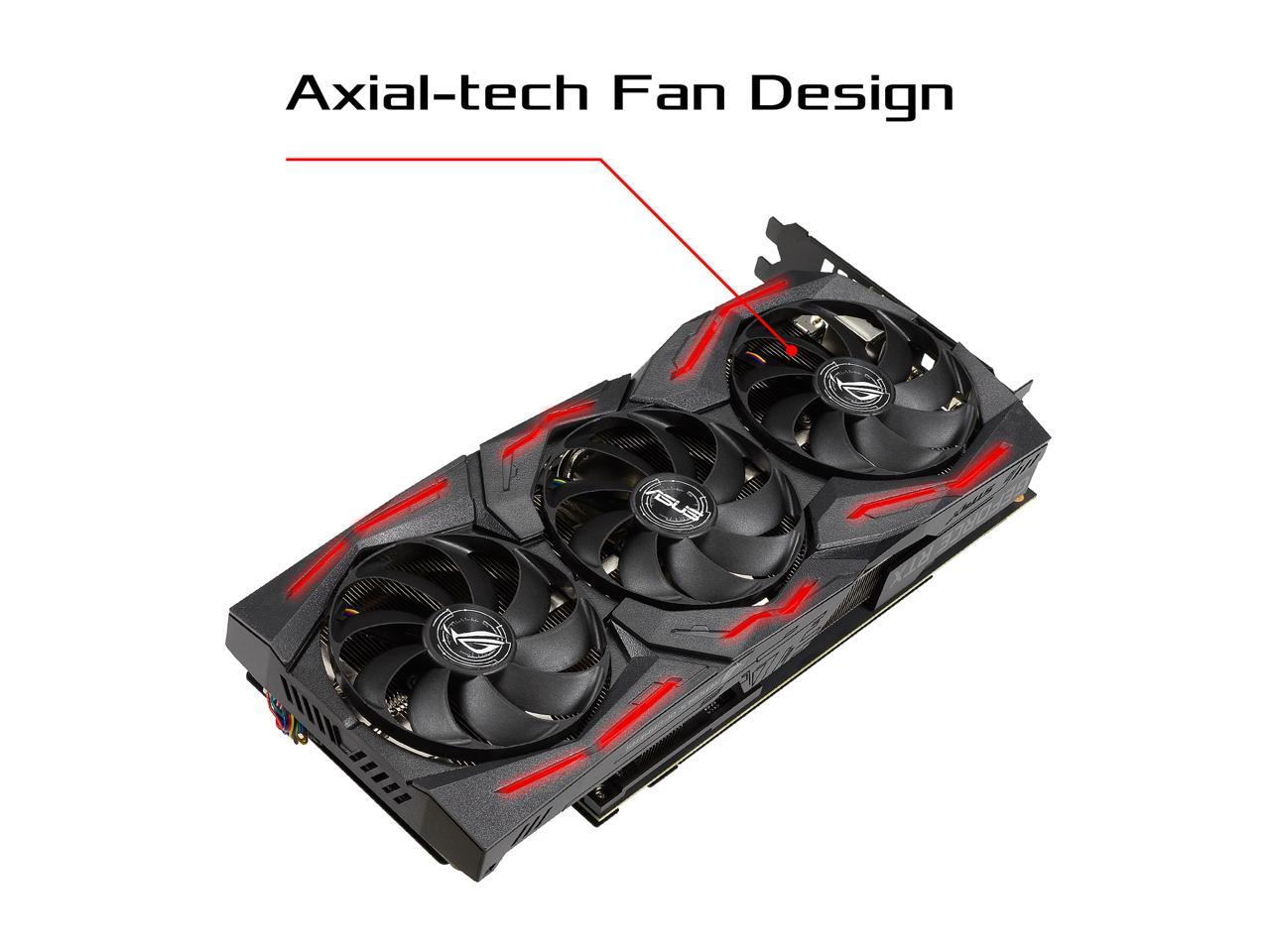 Asus ROG Strix ROG-STRIX-RTX2060S-A8G-EVO-GAMING GeForce RTX 2060 SUPER Graphic Card - 8GB GDDR6
