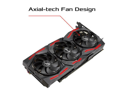 Asus ROG Strix ROG-STRIX-RTX2060S-A8G-EVO-GAMING GeForce RTX 2060 SUPER Graphic Card - 8GB GDDR6