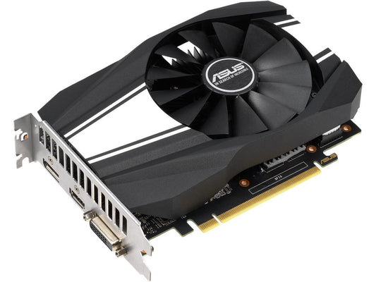 ASUS GeForce GTX 1650 SUPER Overclocked 4GB Phoenix Fan Edition HDMI DP DVI Graphics Card (PH-GTX1650S-O4G)