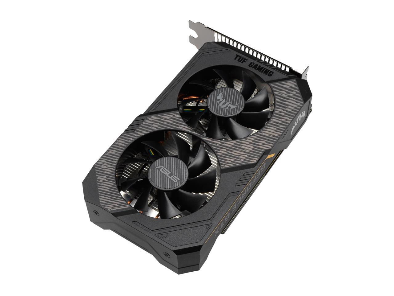 ASUS TUF Gaming GeForce GTX 1650 SUPER Overclocked 4GB Edition HDMI DP DVI Gaming Graphics Card (TUF-GTX1650S-O4G-GAMING)