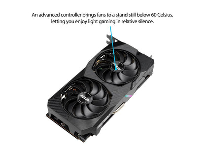 ASUS AMD Radeon RX 5500 XT Overclocked O8G GDDR6 Dual Fan EVO Edition HDMI DisplayPort Gaming Graphics Card (DUAL-RX5500XT-O8G-EVO)