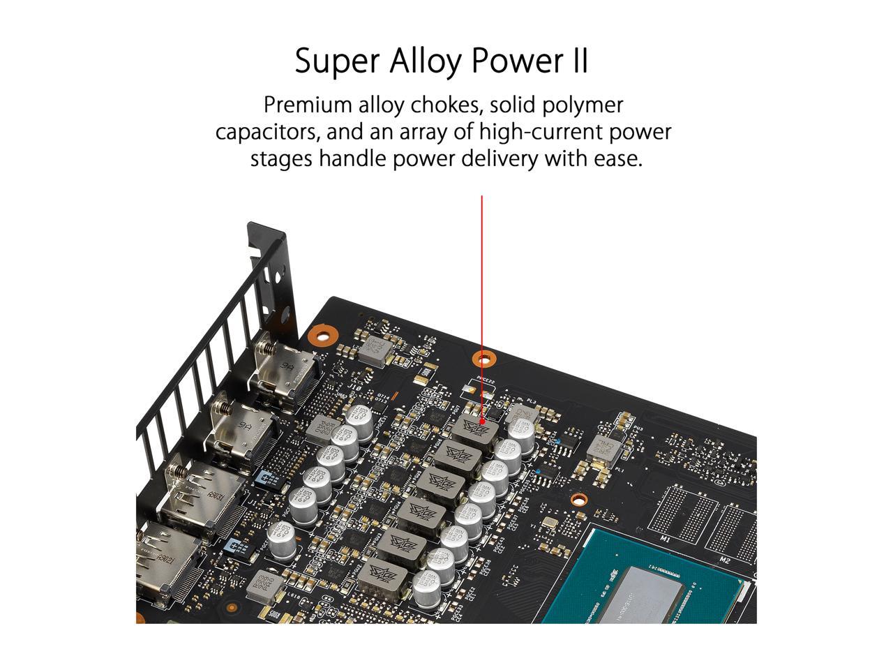 ASUS ROG Strix GeForce GTX 1660 SUPER Advanced 6GB Edition GDDR6 HDMI 2.0 DP 1.4 Gaming Graphics Card (ROG-STRIX-GTX1660S-A6G-GAMING)